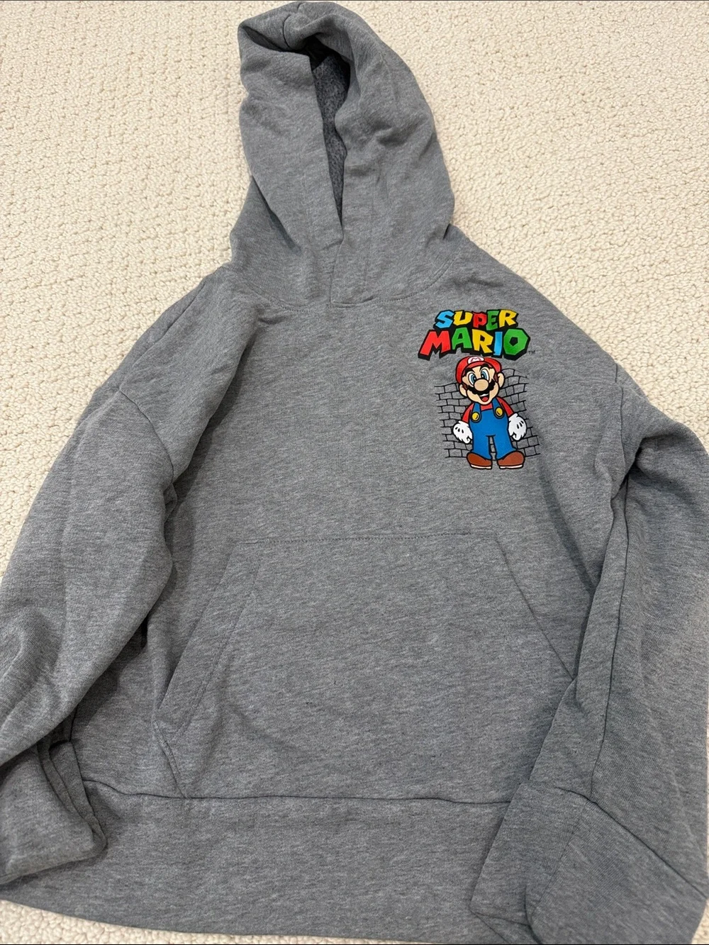 Bundle of 3 Kid’s Hoodies-Pokemon, Mario, Spider-Man